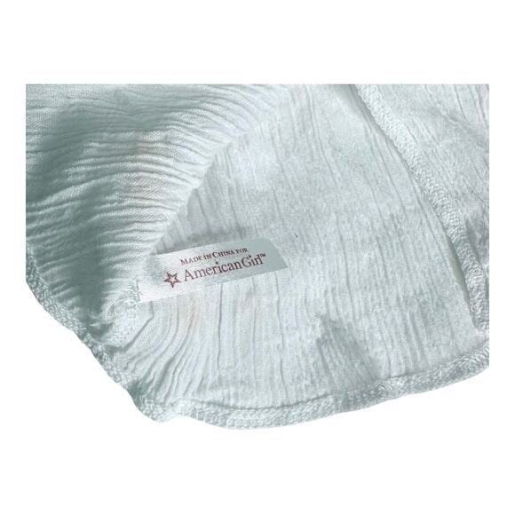 American Girl Doll Julie Top Meet Outfit 1st Ed White Bell Sleeve Tunic Blouse - Picture 4 of 5